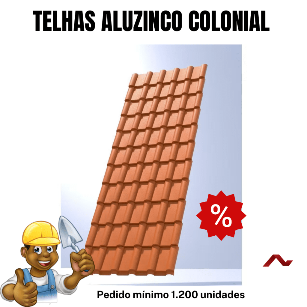 TELHA ALUZINCO COLONIAL Nova telha Chapecó